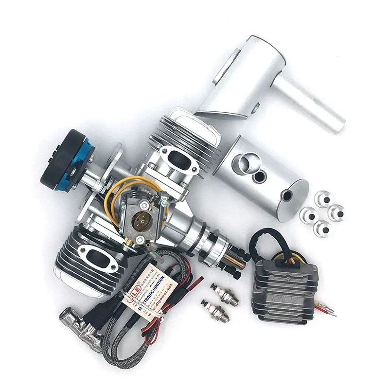DLE 60CC TWIN UAV ENGINE With 14V 80w/180w Alternator For UAV Model Aircraft Enthusiasts FPV Drone RC Plane Motor Airplane parts