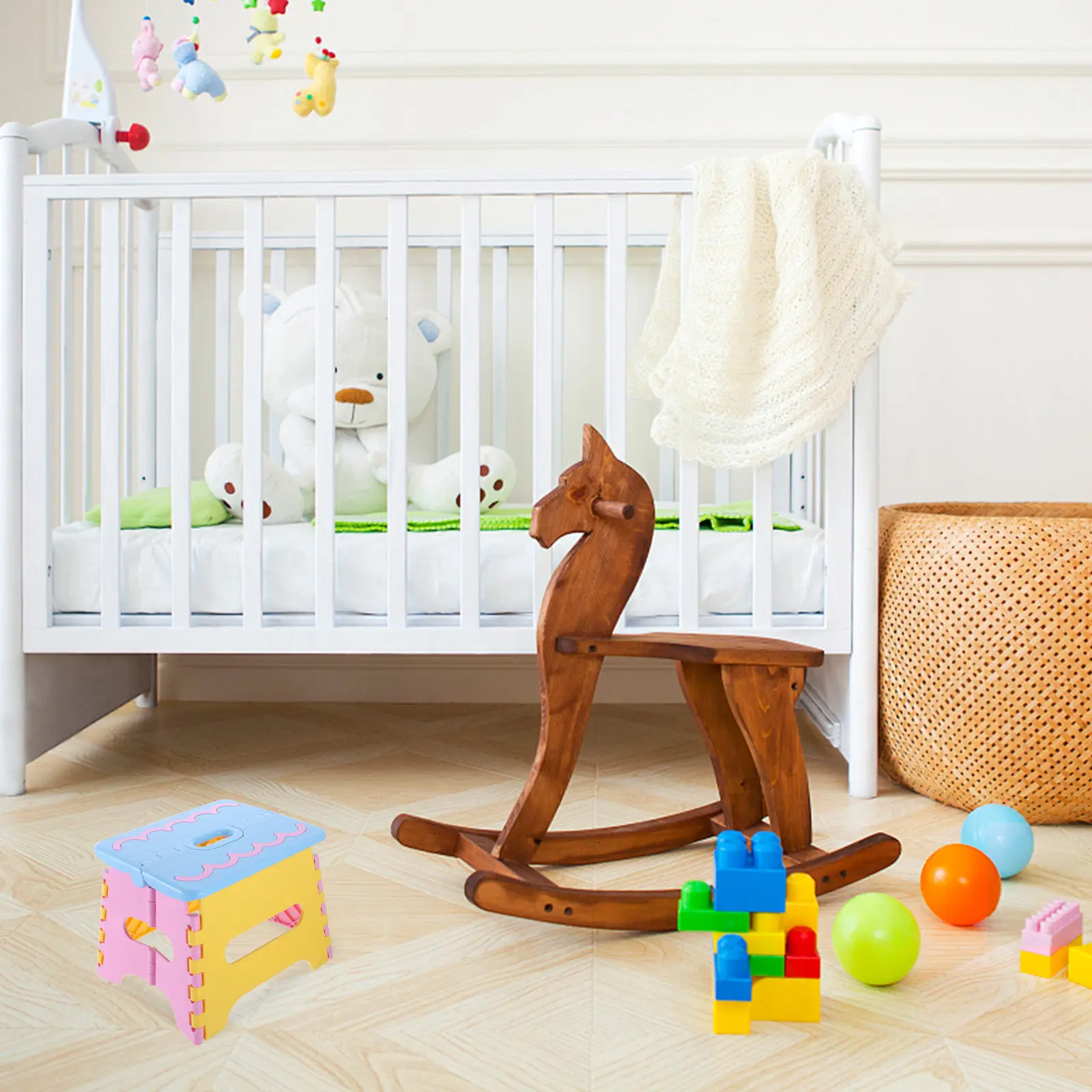 

Компактный складной табурет (1 шт.), прочный, с высокой нагрузочной способностью, портативный пластиковый стул-ступенька для кемпинга, походов, рыбалки, сада и активного отдыха на природе