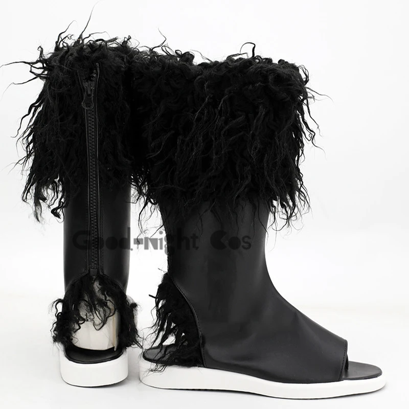 Zapatos de Cosplay de Anime Hashibira Inosuke, zapatos planos negros, botas Unisex, Hashibira Inosuke, juego de rol, zapatos personalizados