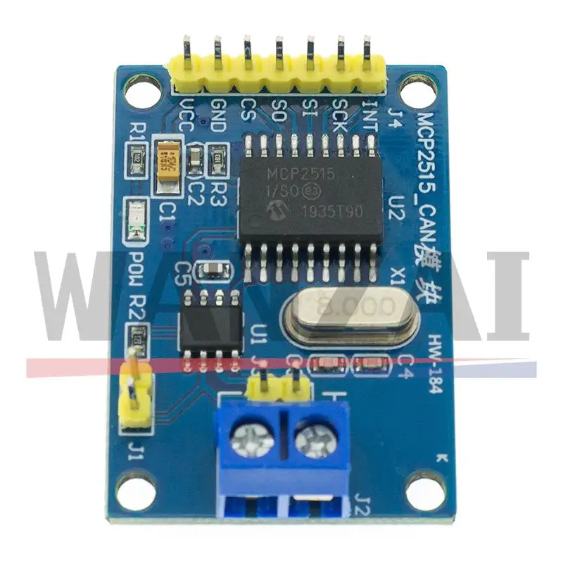 PODE barrar o módulo receptor para 51 MCU ARM Controller, TJA1050, SPI, MCP2515