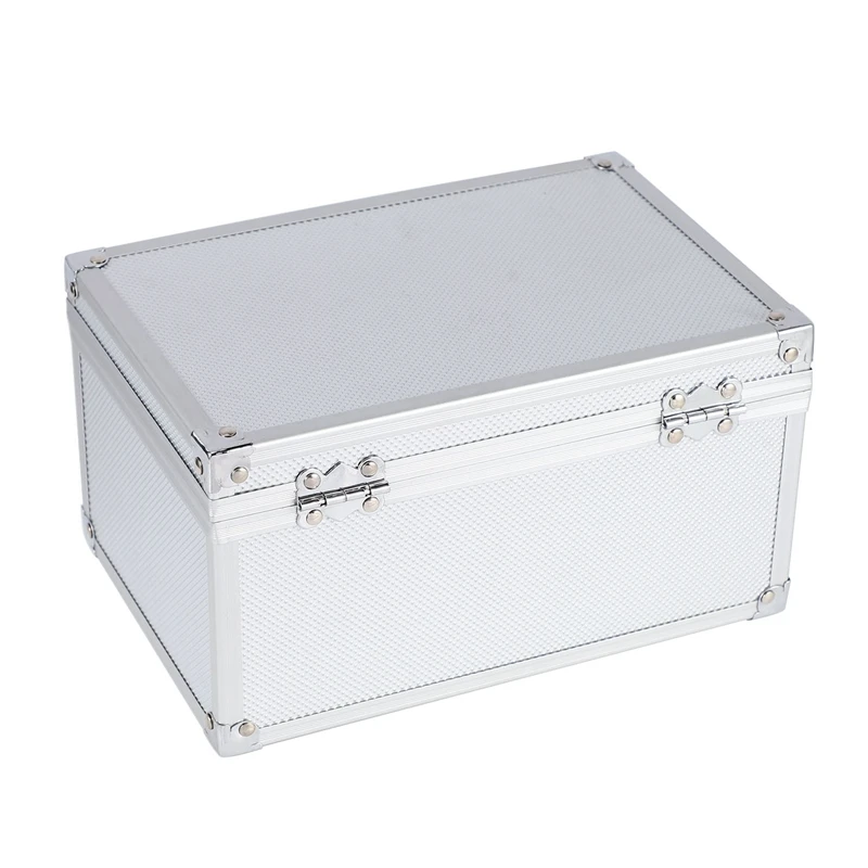 Caja de Herramientas de aleación de aluminio, equipo de seguridad portátil, vitrina de instrumentos, Maleta de Hardware, 230x150x125mm