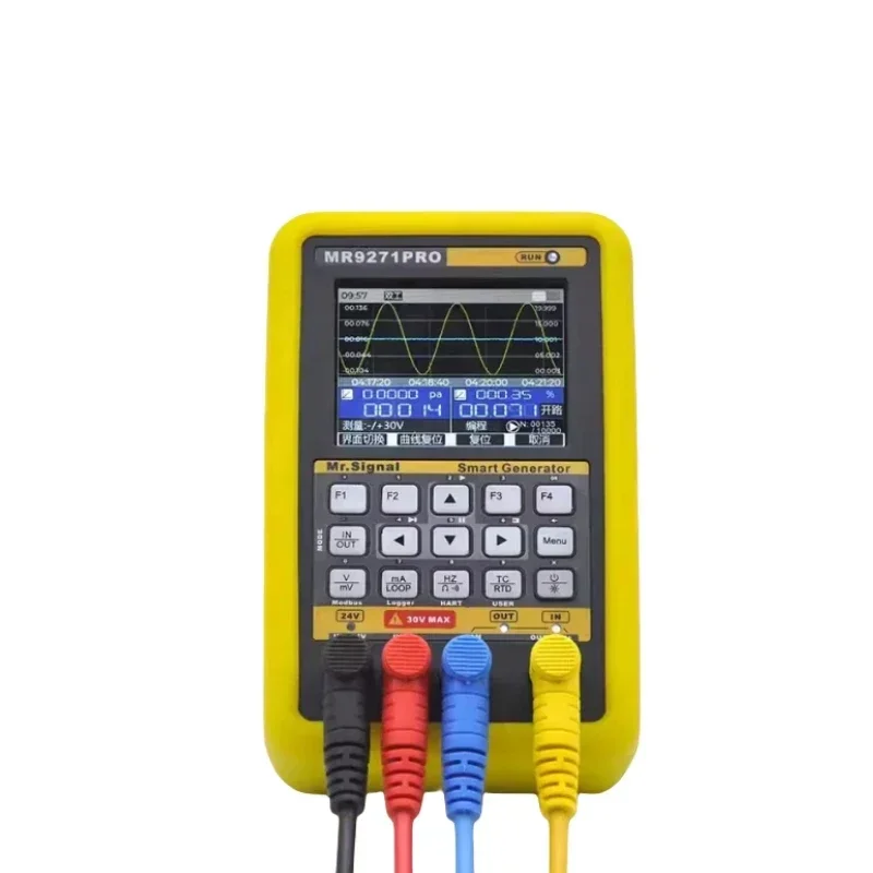 New MR9271PRO Hart Signal Generator 4-20mA Thermocouple Calibrator Paperless Recorder Modbus Debugging