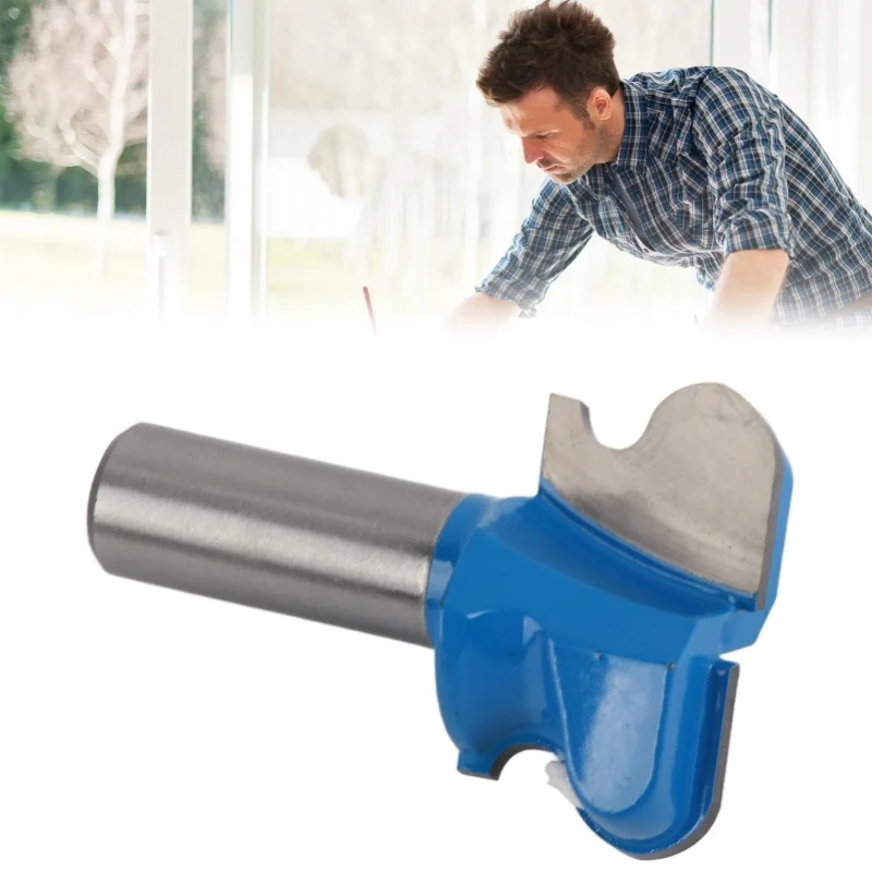 

Drawer Pull Router Bit 1/2in Shank Tungsten Steel Alloy PTFE Coating Woodworking Router Bit Cutter For Wood Grooving