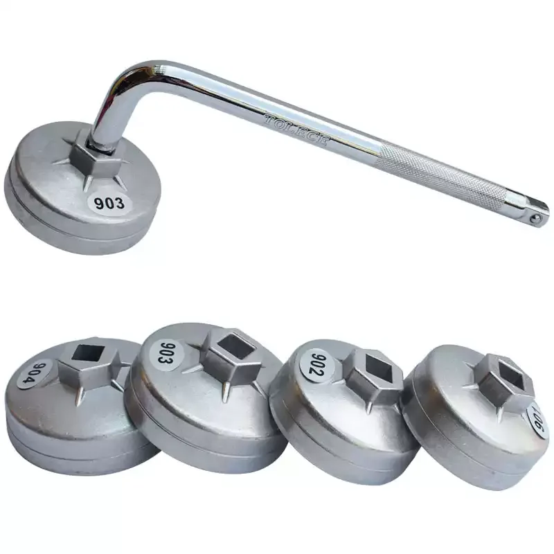 Cap Oil Filter Wrench Socket Car Hand Remover Tool For Auto BMW Audi Honda Type 901 ~ 915 65mm - 101mm Premium Aluminum Alloy