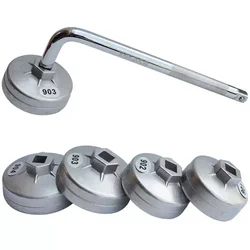 Cap Oil Filter Wrench Socket Car Hand Remover Tool For Auto BMW Audi Honda Type 901 ~ 915 65mm - 101mm Premium Aluminum Alloy