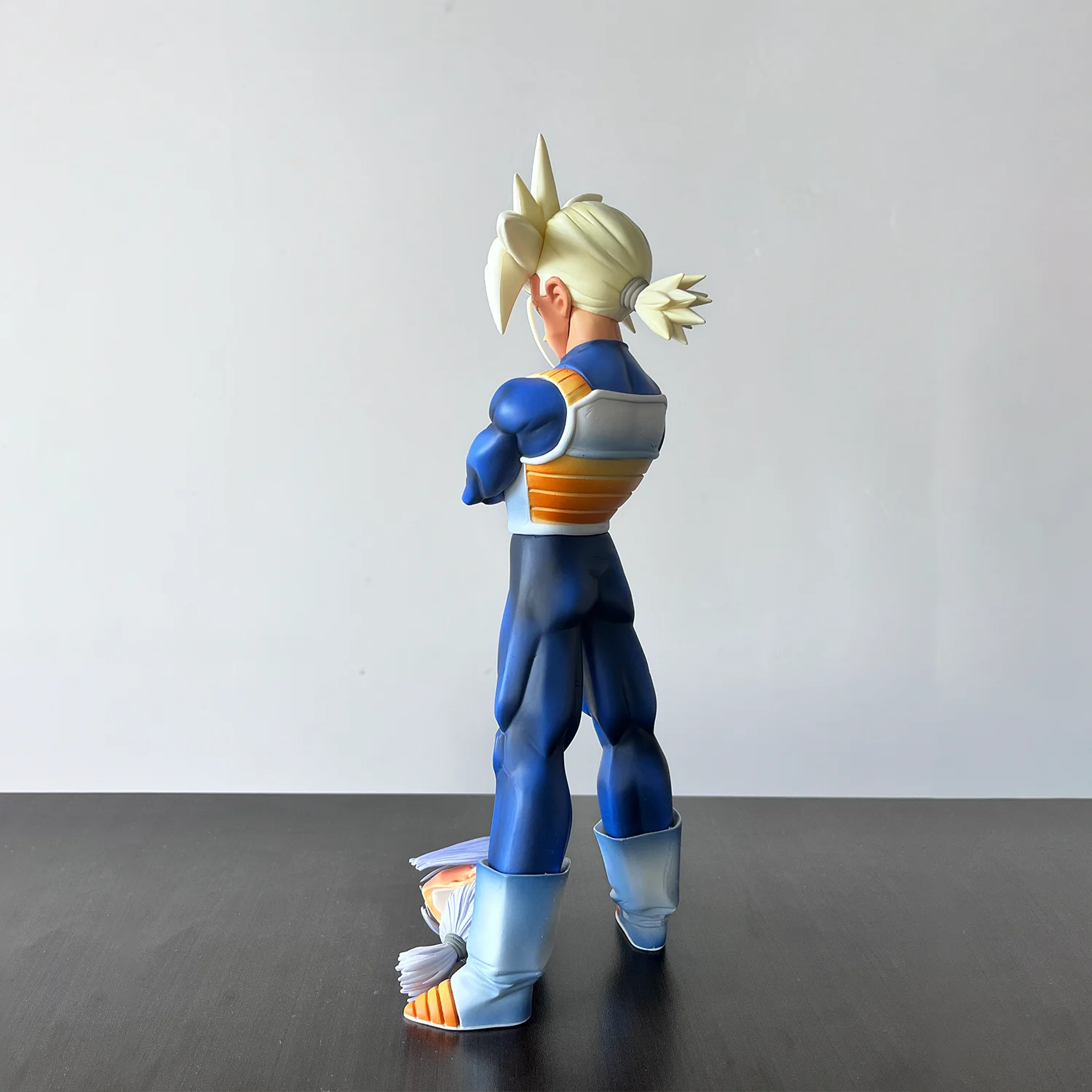 31cm Dragon Ball Anime Character Trunks Figure Double Head Super Saiyan PVC Statue Collectible Model Desktop Ornament Gift T
