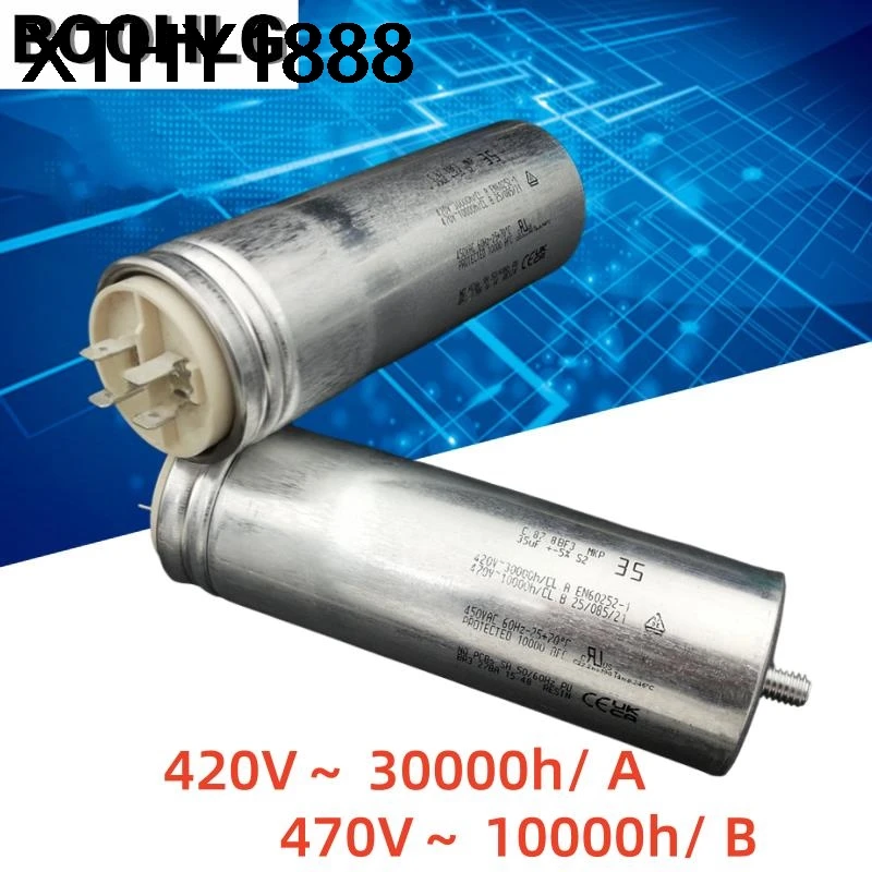 1PCS C.87.8BF3 MKP 35uF Fan motor start-up and running capacitor