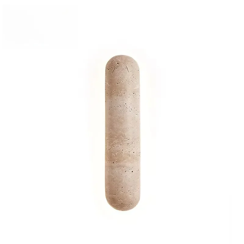 Minimalist Wabi-sabi Nordic Yellow Travertine Wall Lamp Wholesale OEM ODM Production Factory Direct Liora Travertine Sconce