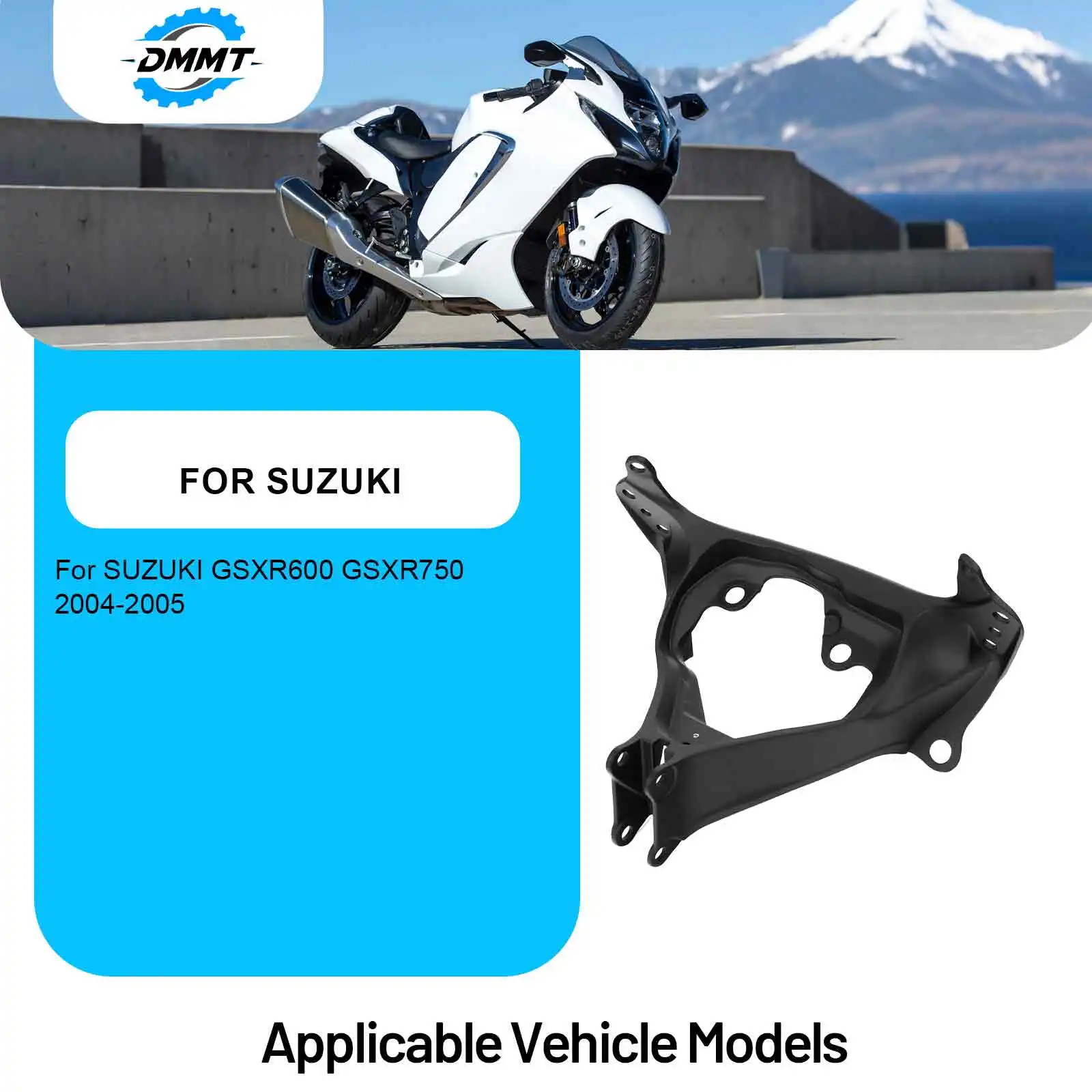 

Кронштейн фары мотоцикла для Suzuki GSXR600 GSXR750 2004-2005, передний верхний кронштейн мотоцикла, кронштейн обтекателя мотоцикла