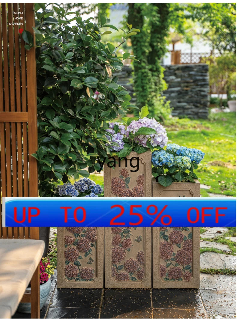 

LMM Courtyard Landscaping Outdoor Flower Box Balcony Planting