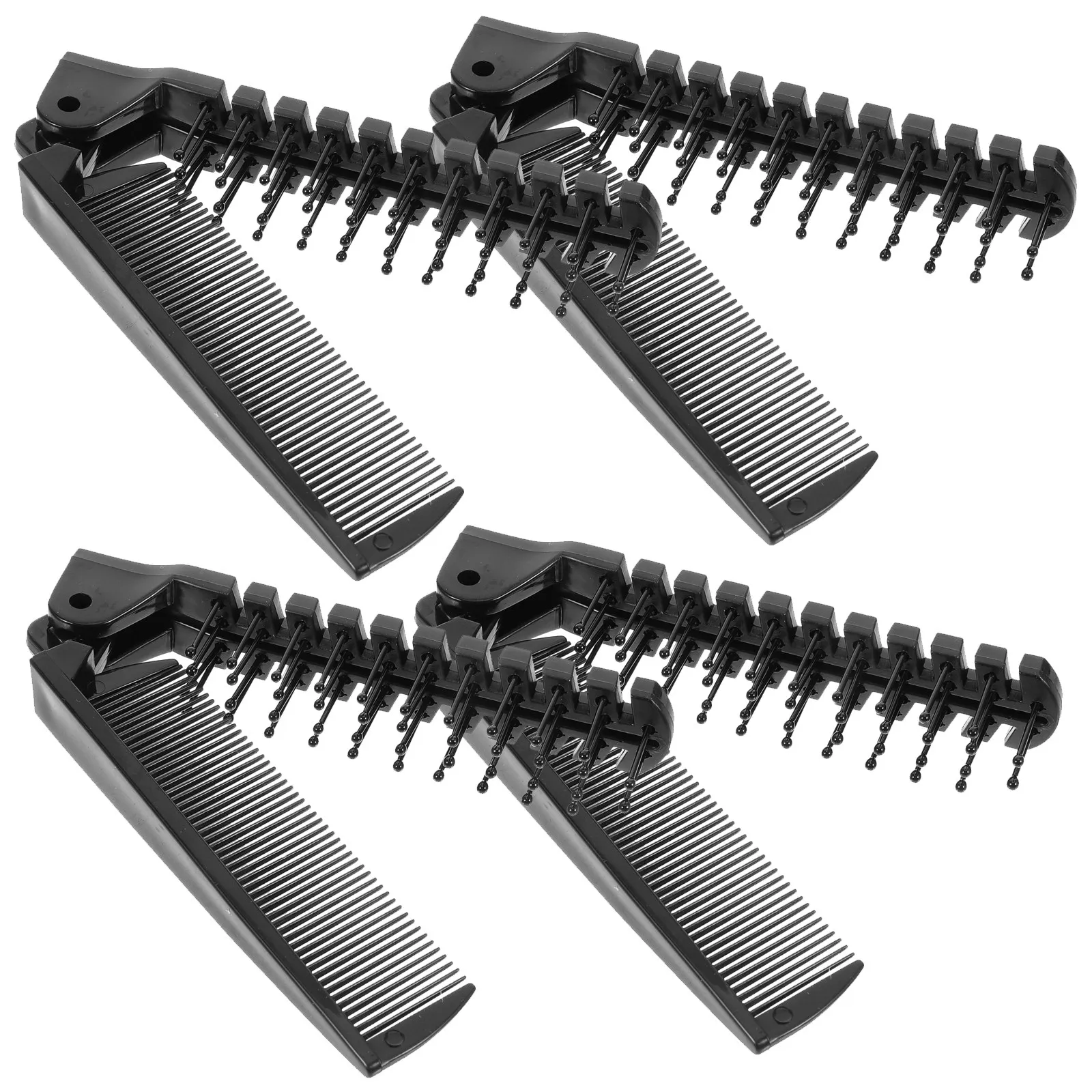 pente-de-cabelo-dobravel-4-unidades-portatil-leve-de-plastico-para-uso-domestico-viagens-uso-ao-ar-livre-cabeca-dupla-suave-facil-de-limpar