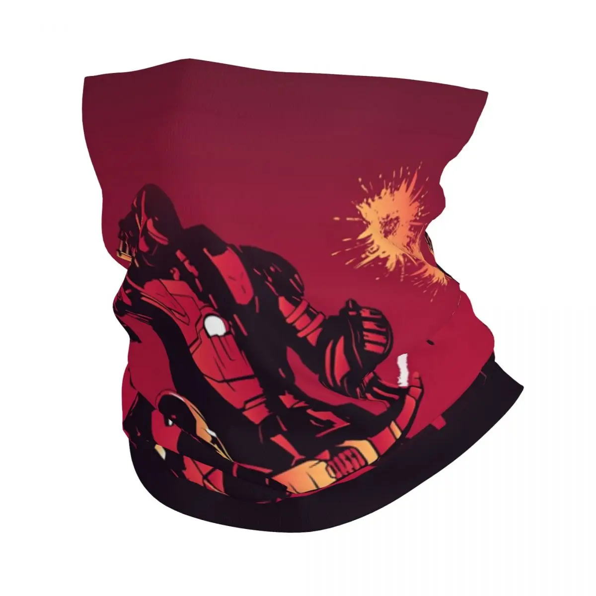 Fight Together Marvel Iron Man Bandana Neck Gaiter Motocross Face Mask Multifunctional Headwear Cycling Unisex Adult All Season