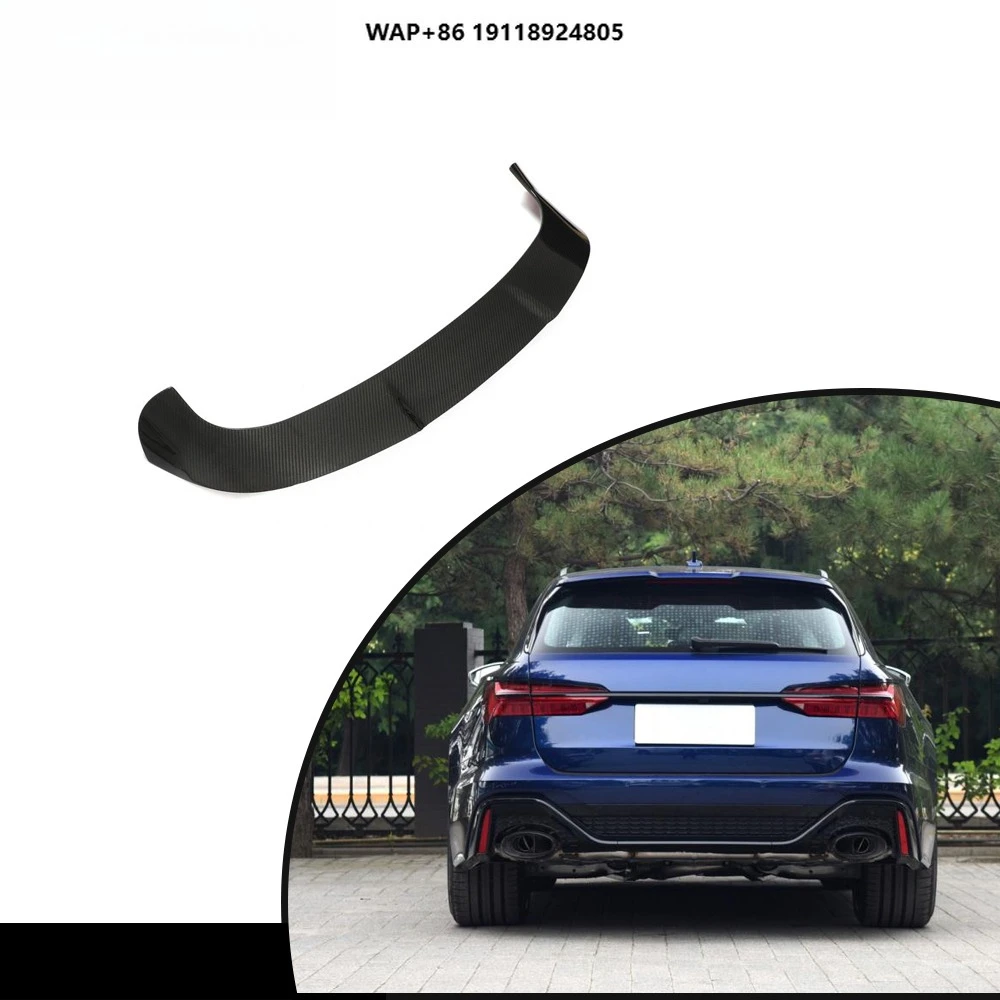 

Prepreg Carbon Fibre RS6 Rear Roof Spoiler Wing for A6 RS6 C8 Avant Wagon 2020 2021