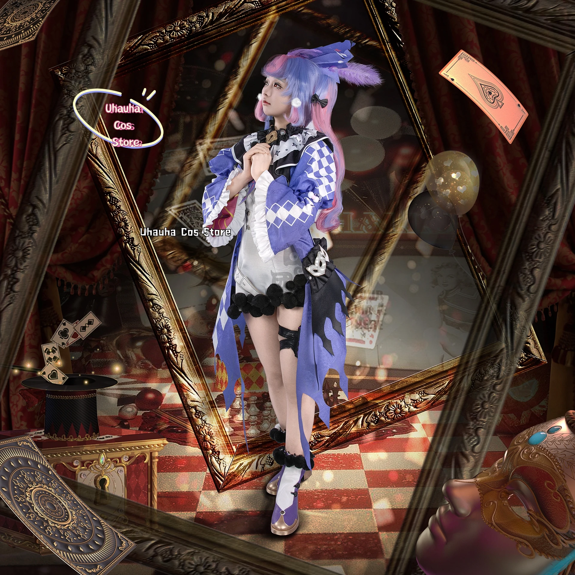 لعبة Wuthering موجات روسيا تأثيري حلي القوطية لوليتا فستان المرأة زي شعر مستعار إكسسوارات أحذية أنيمي حفلة لعب الأدوار البدلة