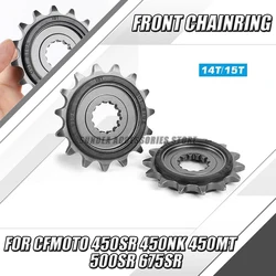 For CFMOTOR 450SR 450NK 450MT 500SR 675SR Motorcycle Small Sprocket Silent Speed ​​Small Gear Small Fly Original Parts