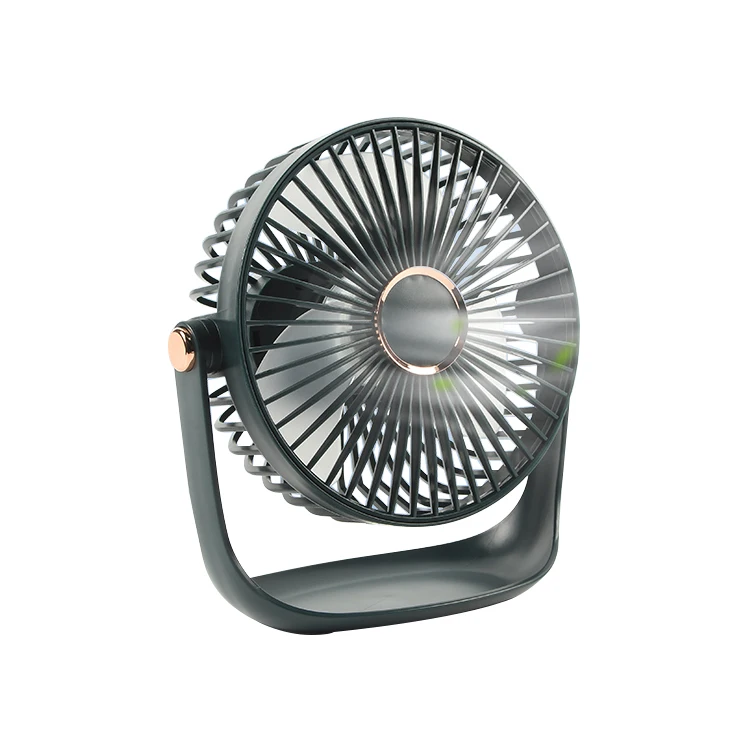 Nuovo arrivo USB ricaricabile Mini ventilatore da tavolo portatile elettrico con tre velocità del vento per uso Desktop per uso desktop ventilatore da tavolo