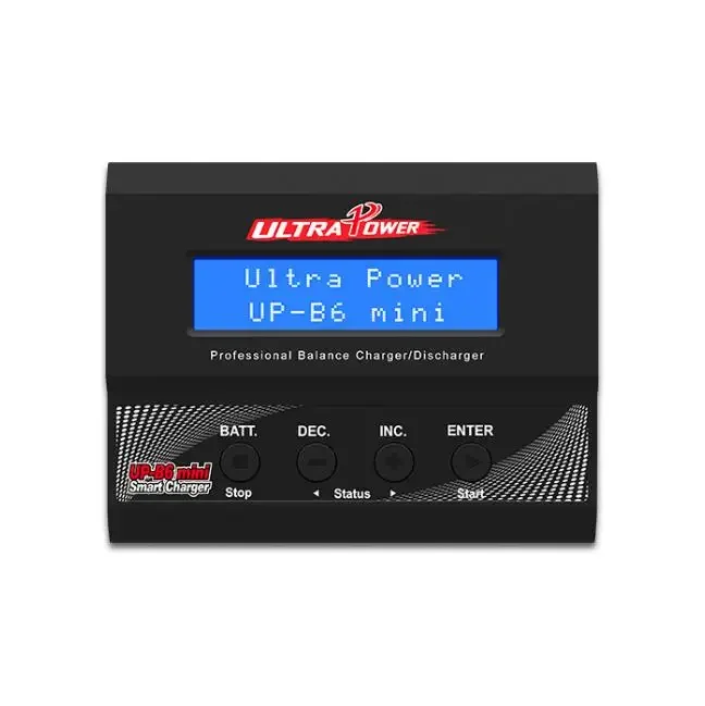 Cargador Ultra Power Charger UP B6 MINI AC/DC, Cargador de Batería Inteligente con Balance, Cargador Lipo para Exteriores, 60W 6A 2-6S para Mini Quadcopter