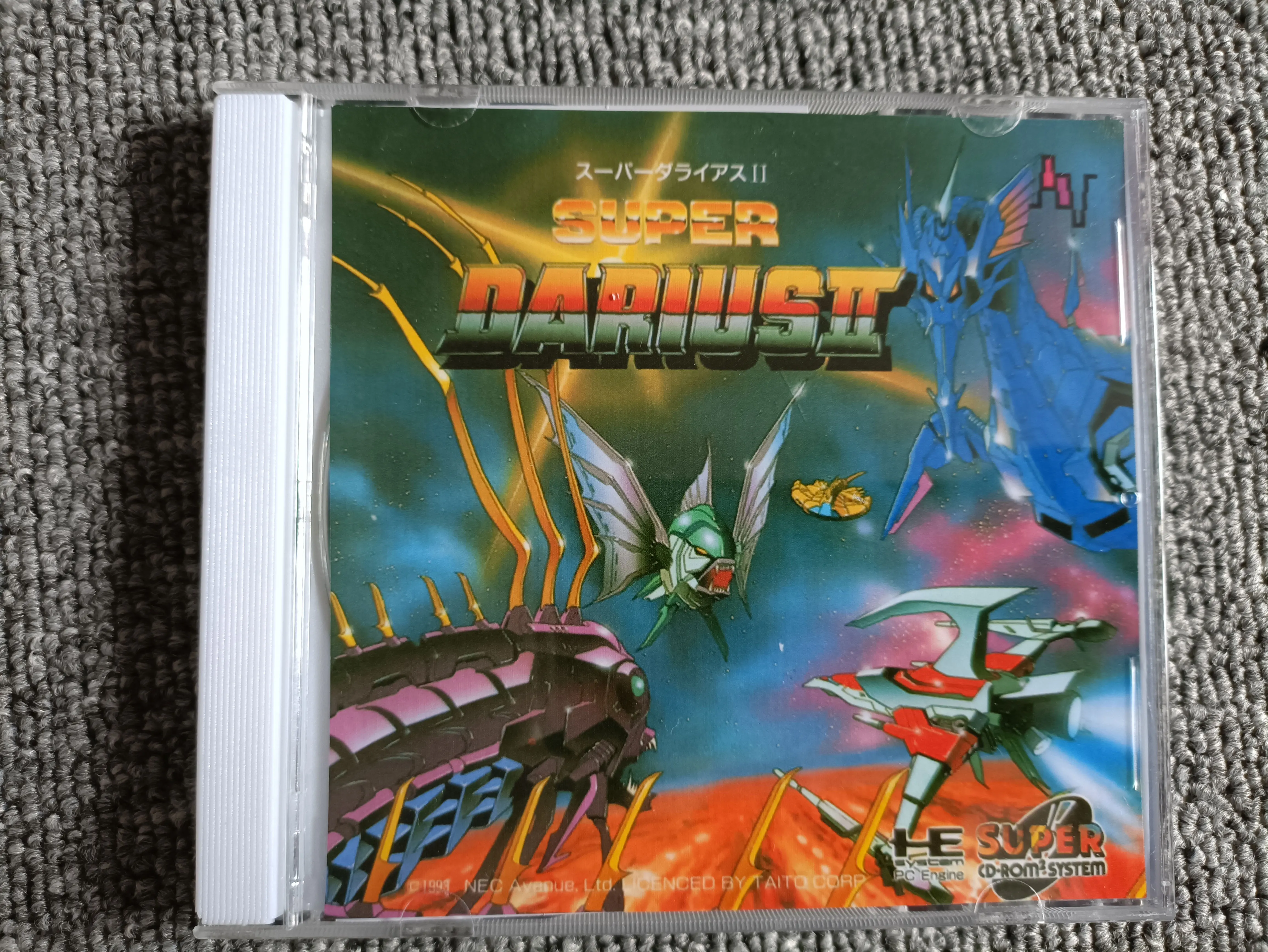 

PC engine Copy Disc Game Super Darius 2 With Manual Unlock pceConsole Game Optical Drive Retro Video Direct Reading game