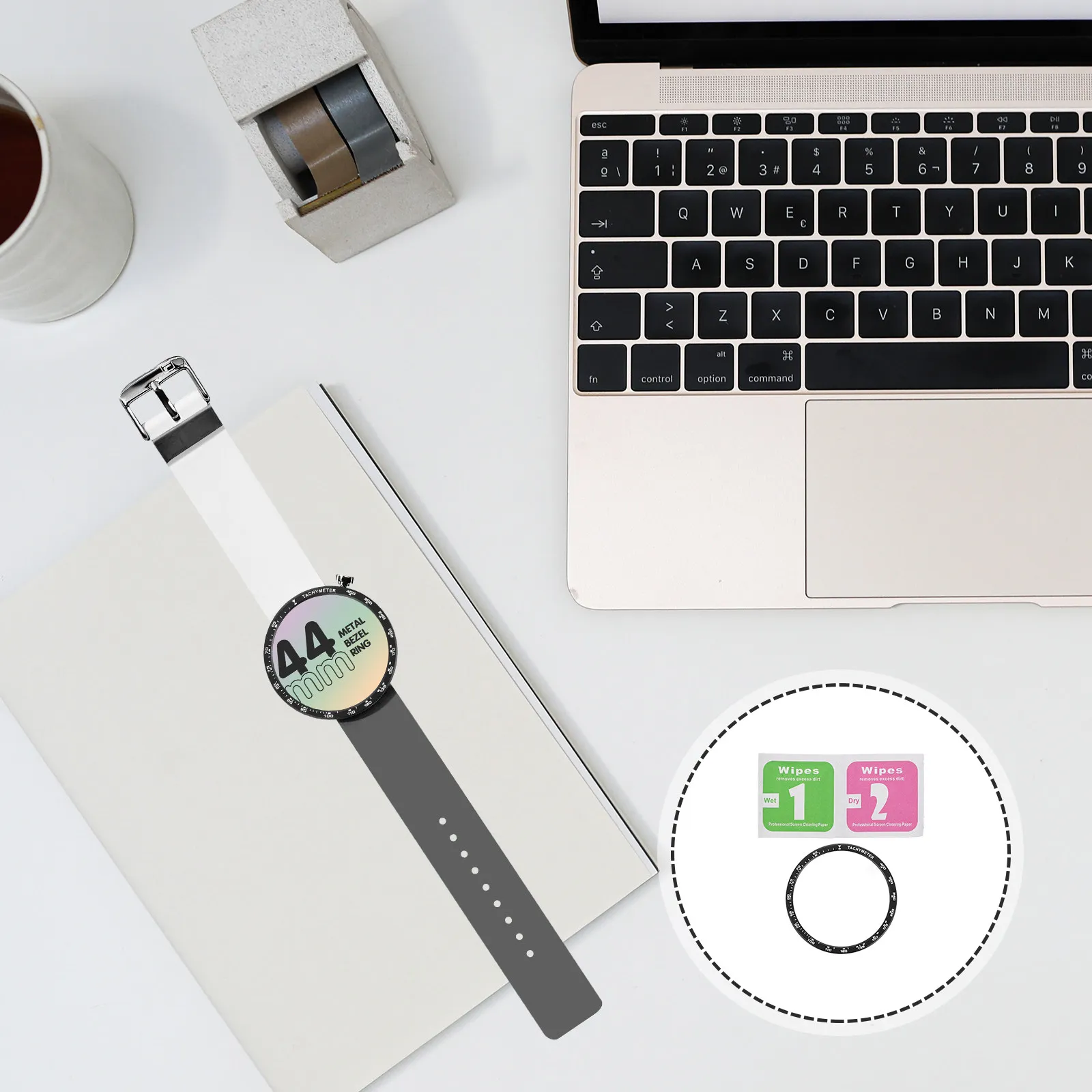 

Металлическое кольцо-ободок для часов, высококачественная защита от царапин, ультратонкий дизайн, подходит для Galaxy Watch4, аксессуары для часов.