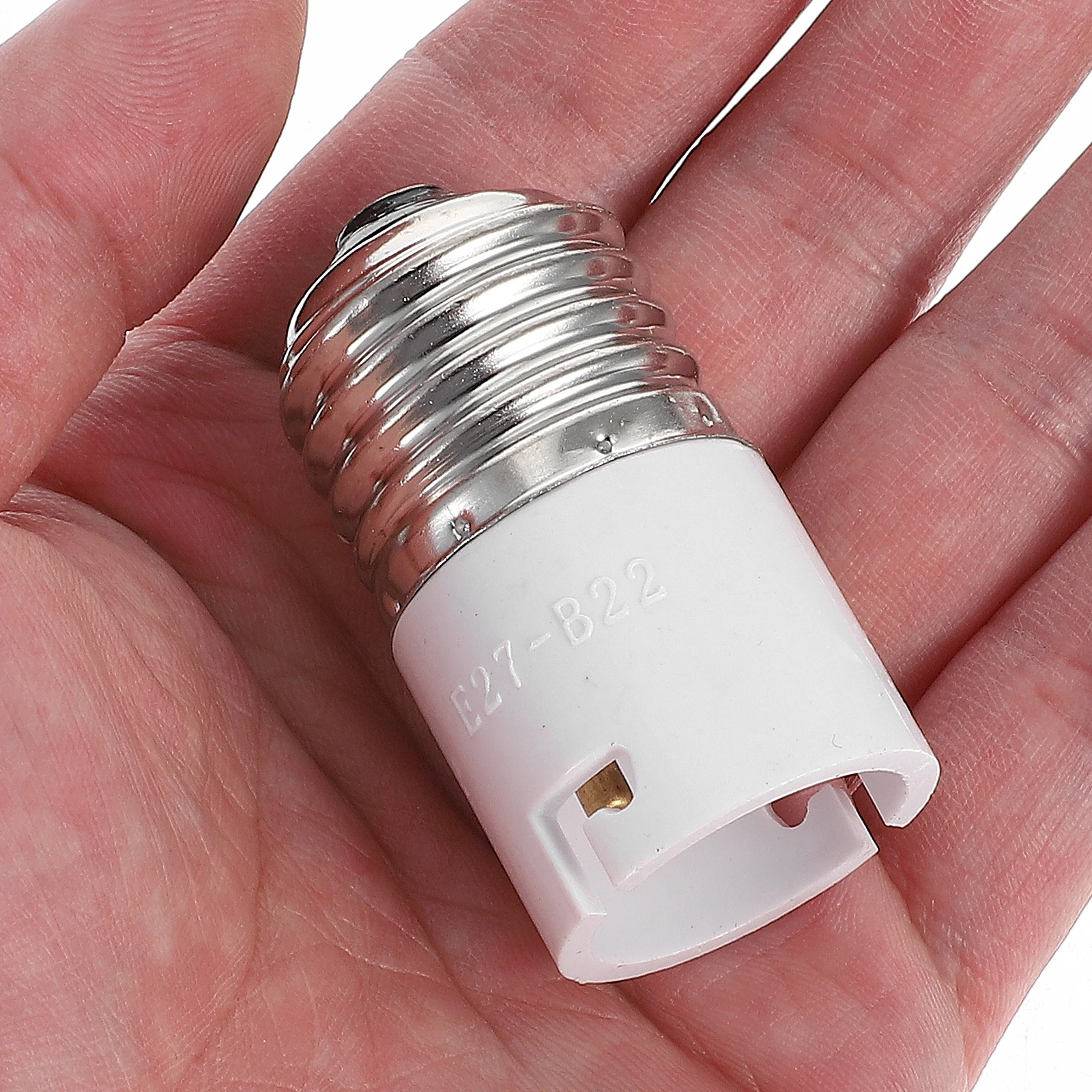 

3Pcs Lamp Base Adapter Light Bulb Converter E27 to B22 Socket Holder Safe Secure for Home School Restaurant LED Halogen Filament