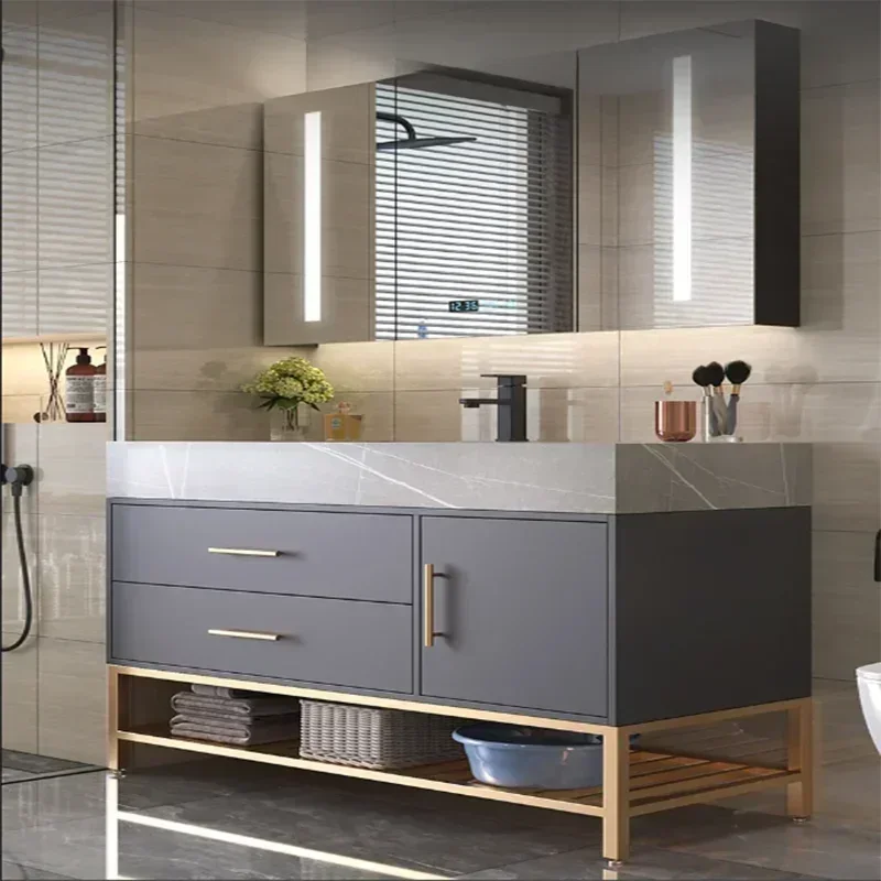 Bathroom Storage Wc Furniture Column Double Washbasin Cabinet Floor Sinks Closed Toilet Locker Wall Pharmacy Muebles Shelf