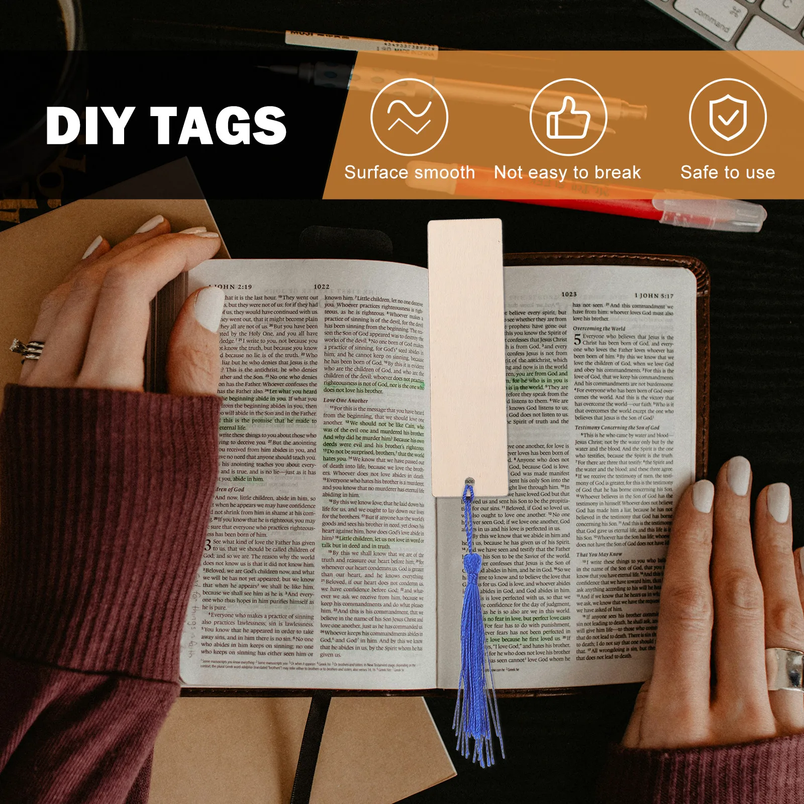 

36 наборов деревянных заготовок для закладок, неокрашенные, для самостоятельной росписи, для студентов, художников, учителей, для ведения дневников и скрапбукинга