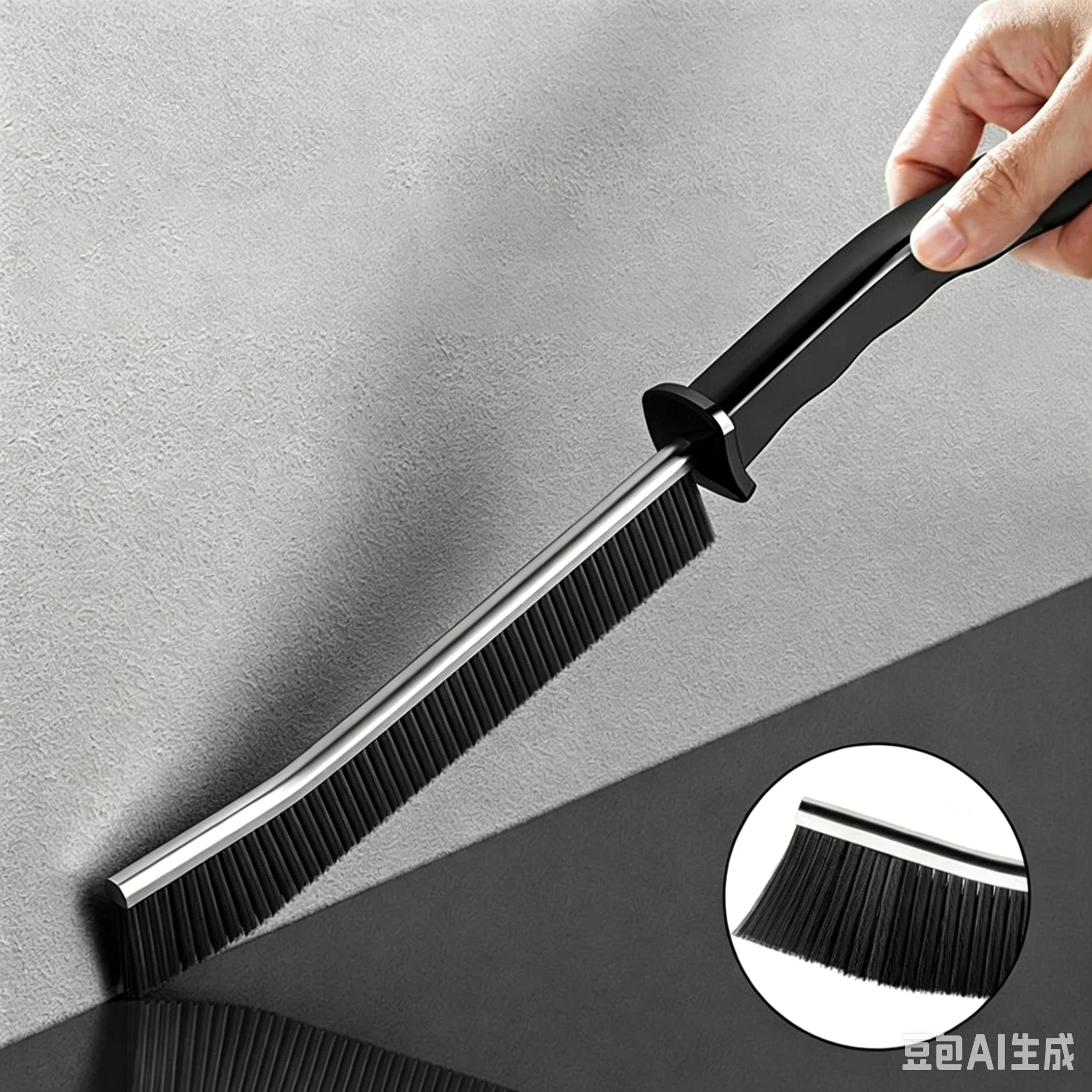 Hard Bristle Crevice Cleaning Brush for Fine Seam Corners Groove Window Cleaning Tools Kitchen Bathroom Home Tiles Brush C260716