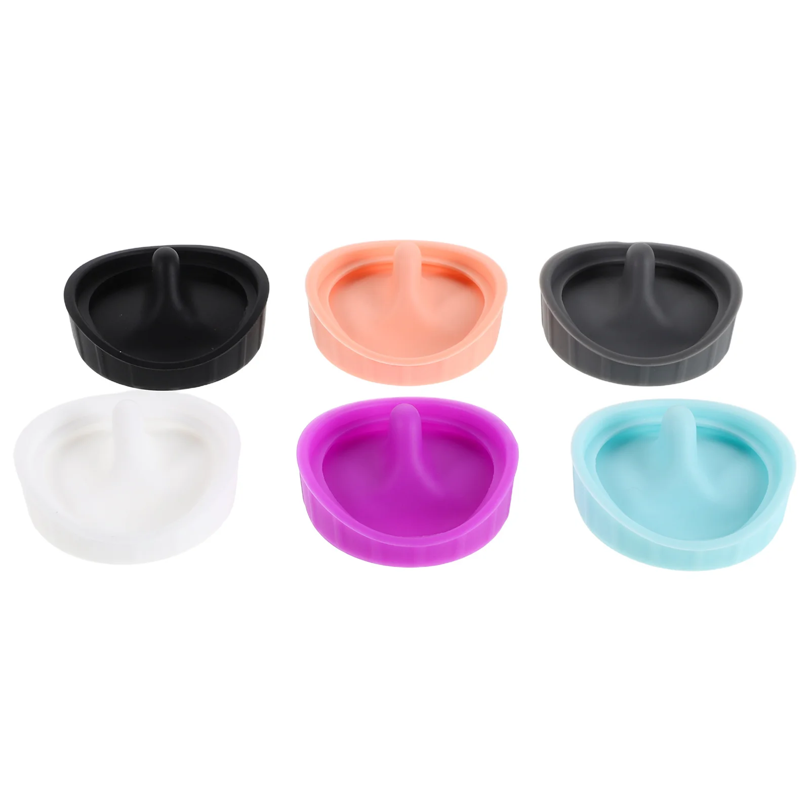 

6Pcs Leakproof Silicone Bottle Cap Mouth Stopper Replacement Stopper Compatible Easy Installation Temperature Resilient