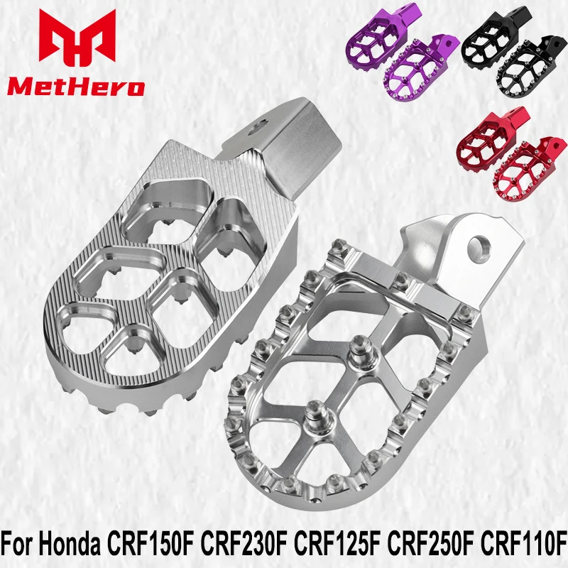 

For Honda CRF230F CRF250F CRF110F MOTO Foot Peg FootRest Pedals Fit Sur Ron Light Bee S/X Segway X260 X160 Talaria Sting MX3 MX4