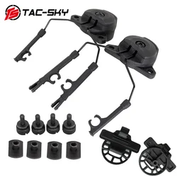 TS TAC-SKY WENDY Rail Adapter compatible with Comtech I II III headset For Team Wendy Rail 2.0 3.0 Helmet