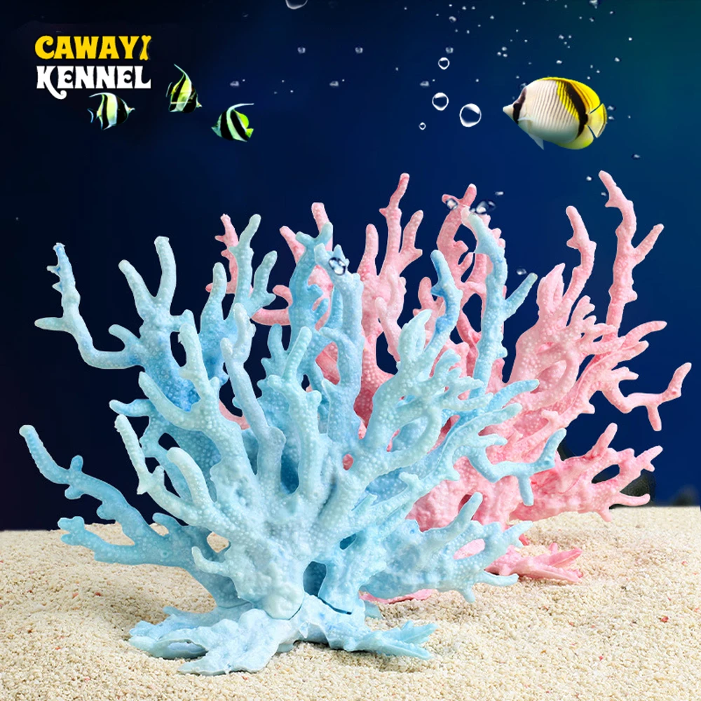 Marine Aquarium Pc - 1ชิ้นตู้ปลาจำลองปะการังน้ำต้นไม้ปลอมทำจากเรซินเครื่องประดับปะการังปะการังทะเลแข็งเครื่องประดับใต้ทะเล