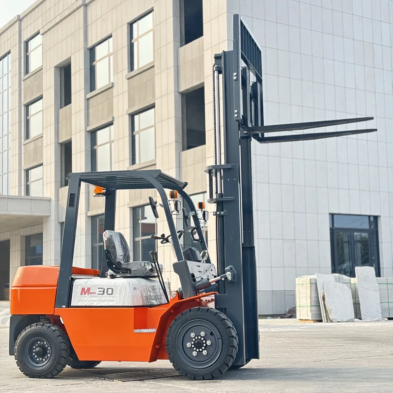Forklift 3ton Heavy Duty Hydraulic System Forklift Diesel High Power Engine for Warehouse Factory Logistics Cargo Lifting