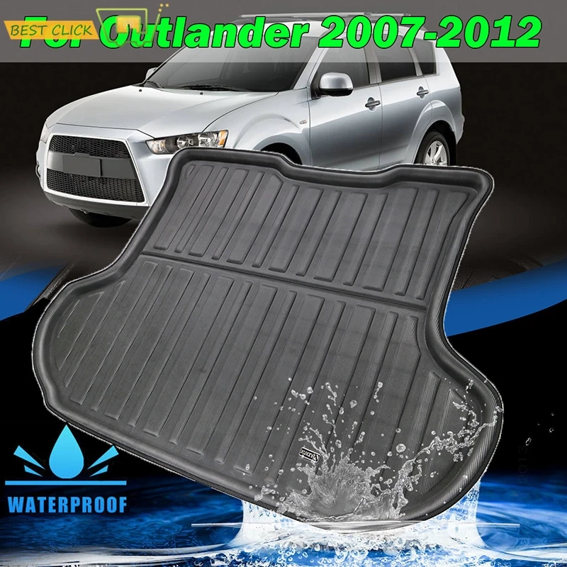 

Rear Trunk Boot Liner Cargo Mat Tray Floor Carpet Protector Fit For Mitsubishi Outlander 2007 2008 2009 2010 2011 2012 2012 2013