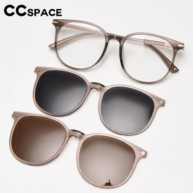

Polarized Clip Suit Glasses Men Ladies Ultralight Round TR90 Optical Clear Eyeglass Customizable Prescription Spectacles #302000