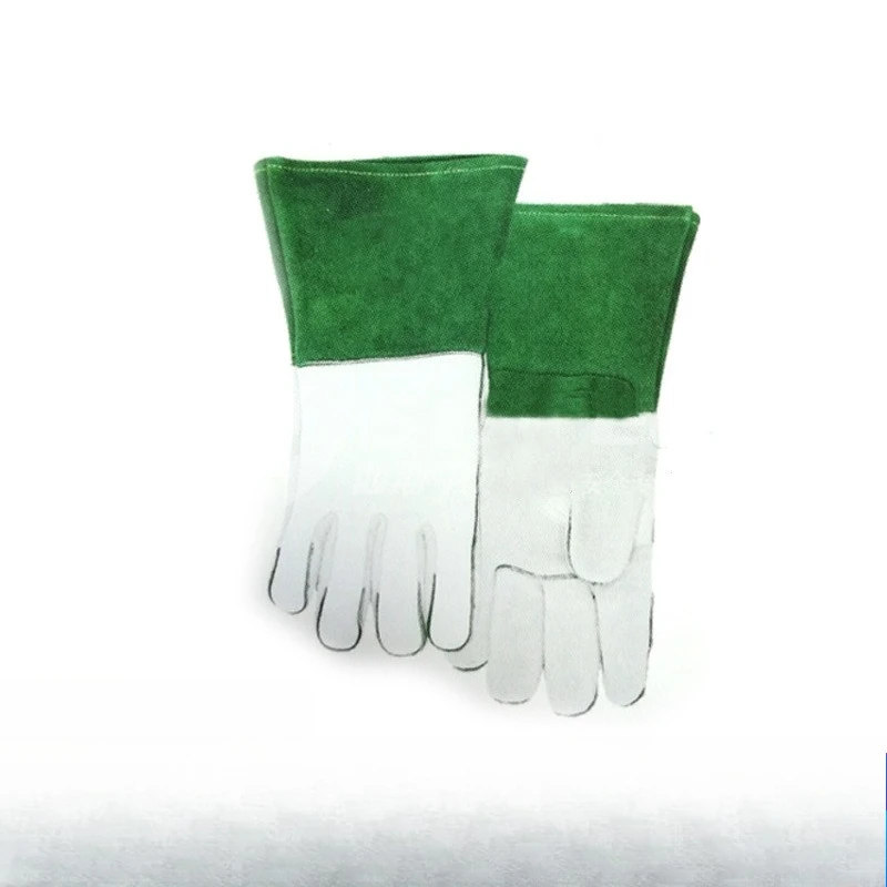 

Welding protective gloves, heat insulation and wear resistance
