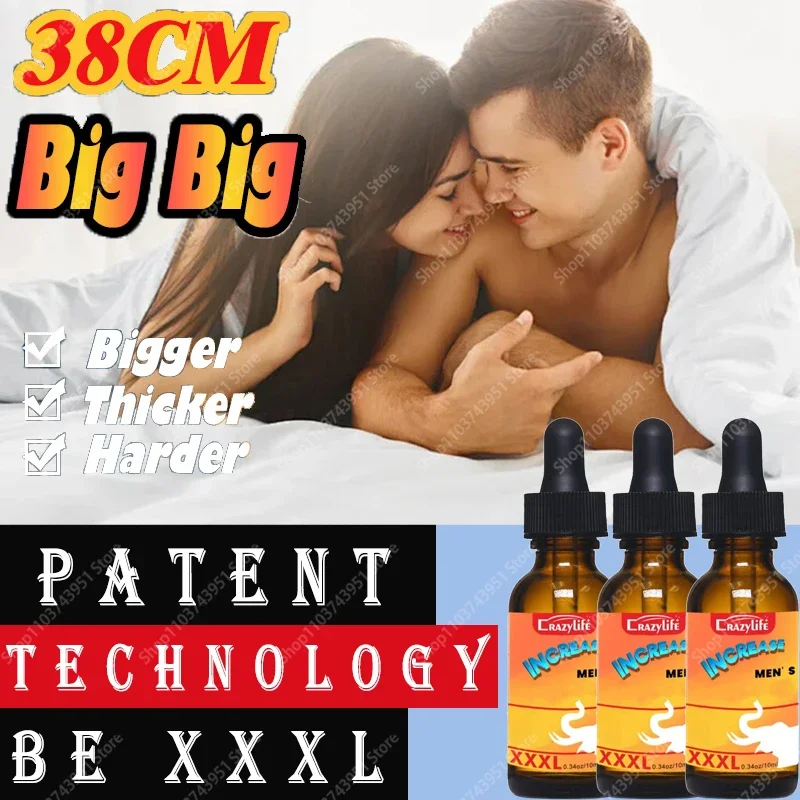 

Men's massage oil with pure natural and safe formula, efficient patented technology