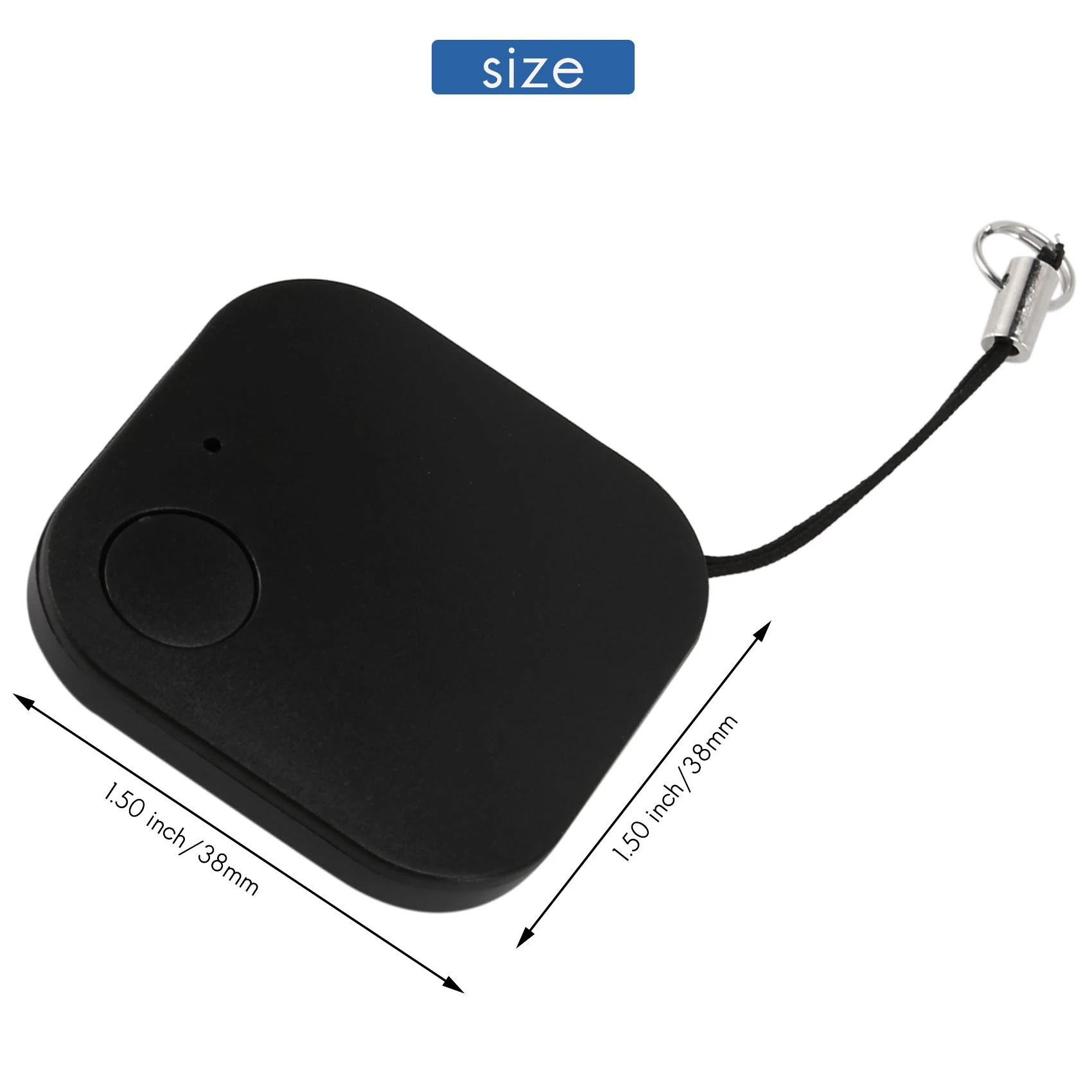 Новый комплект из 2 предметов для поиска ключей, ультратонкий Bluetooth Smart Lost Item Tracker со сменной батареей для багажа, кошельков