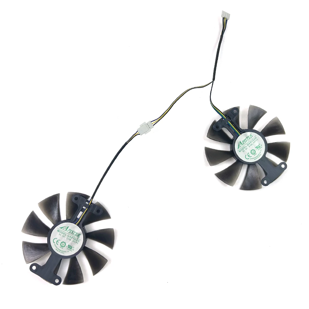 NEW Cooling Fan 85mm 4pin GA91S2H GPU FAN For Sapphire RX560 RX 460 550 Graphics Card Replacement Fan