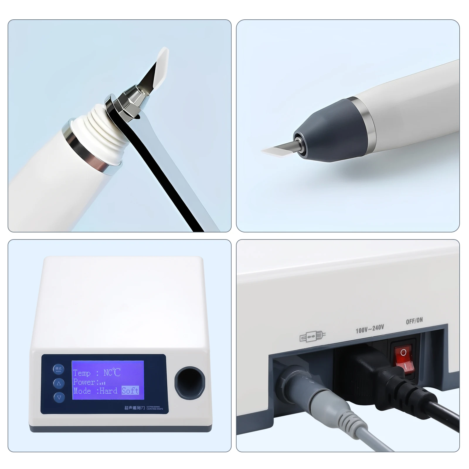 Dental Lab Thermoforming Sheet Carving Machine Dental Ultrasonic Carving Knife Ultrasonic Braces Cutting Machine