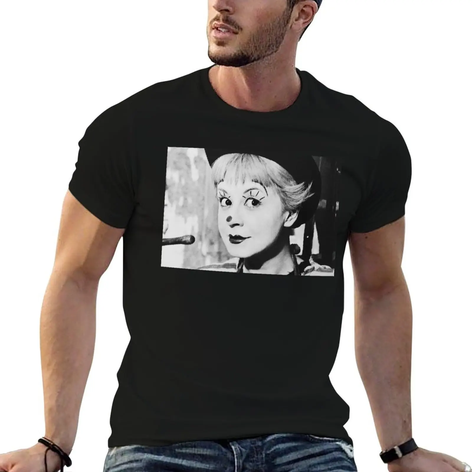 Federico Fellini La Strada T-Shirt Athletic Quick Dry T-Shirt for Men