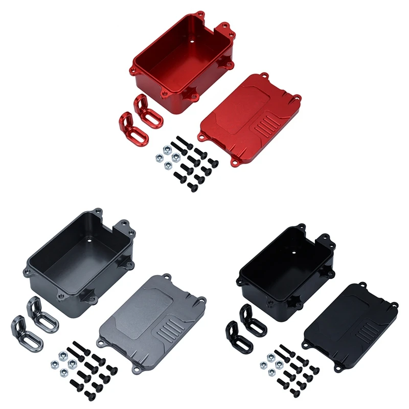 

Металлический приемник коробка ESC коробка обновленные детали подходит для SCX10 1/10 RC Гусеничный автомобиль