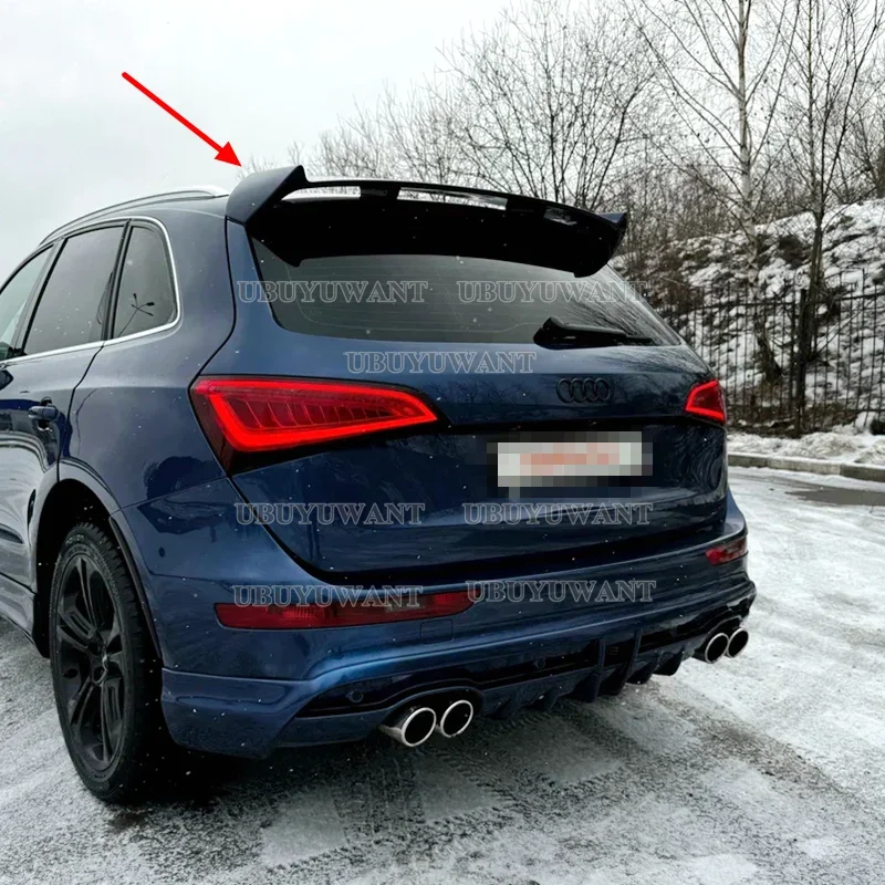 Für Q5 ABT Stil Hohe Qualität Carbon Faser Materail Hinten Stamm Spoiler Flügel Audi Q5 Spoiler 2009 2010 2011 2012 2013-2017