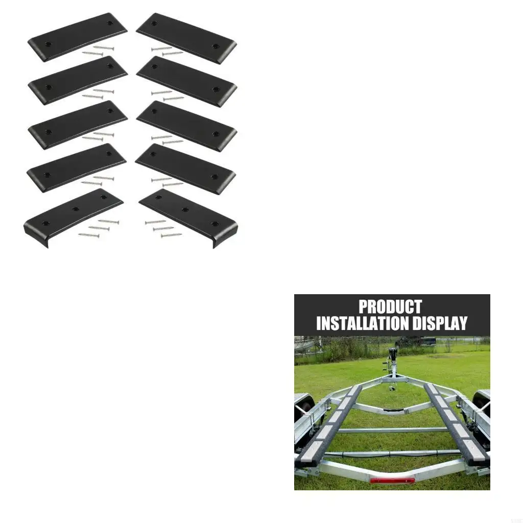 Heavy Duty Marine Trailer Bunk Pads Easy to Install Trailer Support Pads Adjustable Boat Bunk Pads for Yachts & Ships