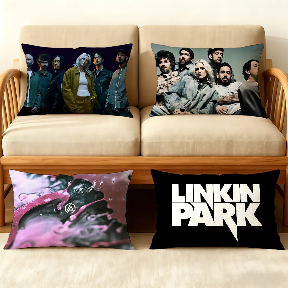Чехол на подушку L-Linkin Band P-Park, двухсторонний чехол с принтом, постельное белье для комнаты, хит продукта, декоративный диван