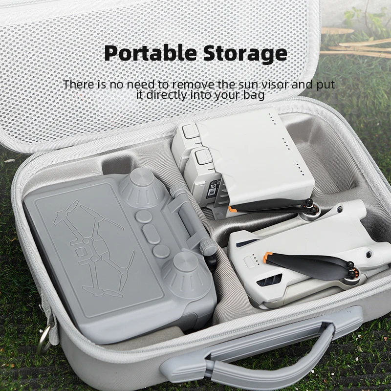 BRDRC 2 in 1 Remote Controller Sun Hood Sunshade for DJI Flip/Mini 4 Pro,Screen Protector Protective Shell Cover for Air 3 RC 2