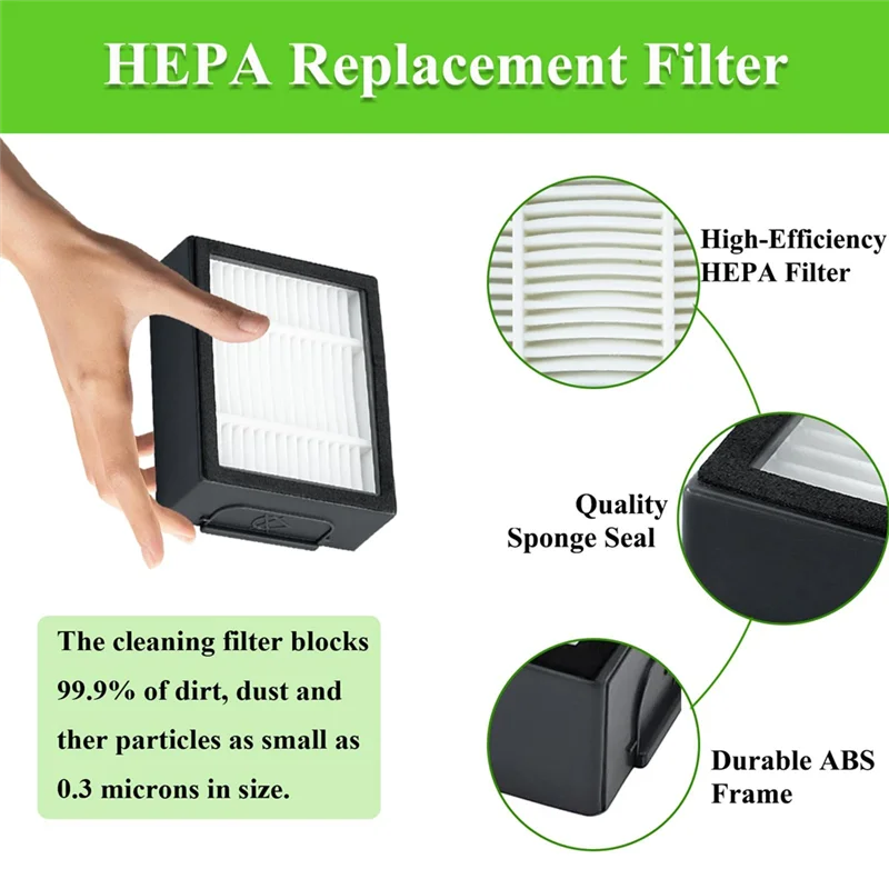 ABXH استبدال أجزاء الملحقات ل اي روبوت رومبا I3 I3 + I4 I6 I6 + I7 I7 + I8 I8 +/Plus E5 E6 E7 J7 I E & J سلسلة