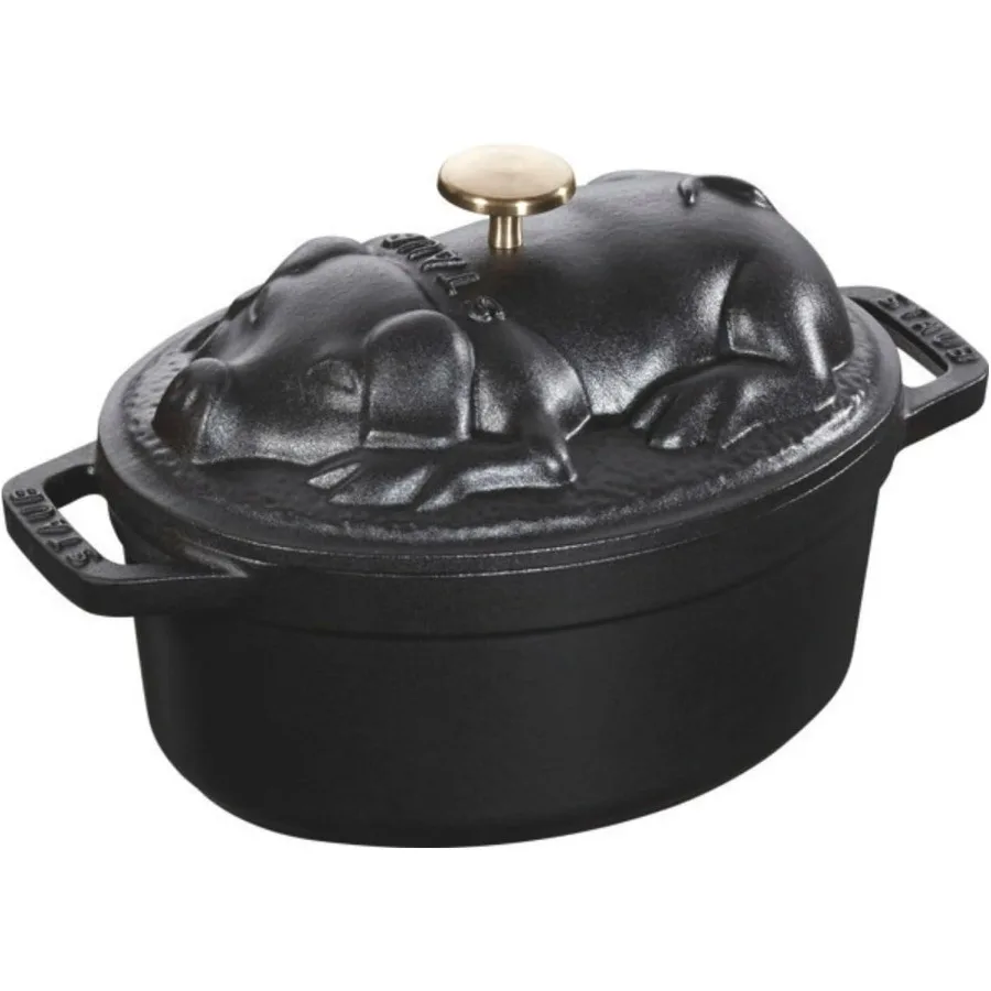 

405001710 Блюдо для запеканки Cocotte из черного чугуна 17 см 25,5 x 23,5 x 11 см