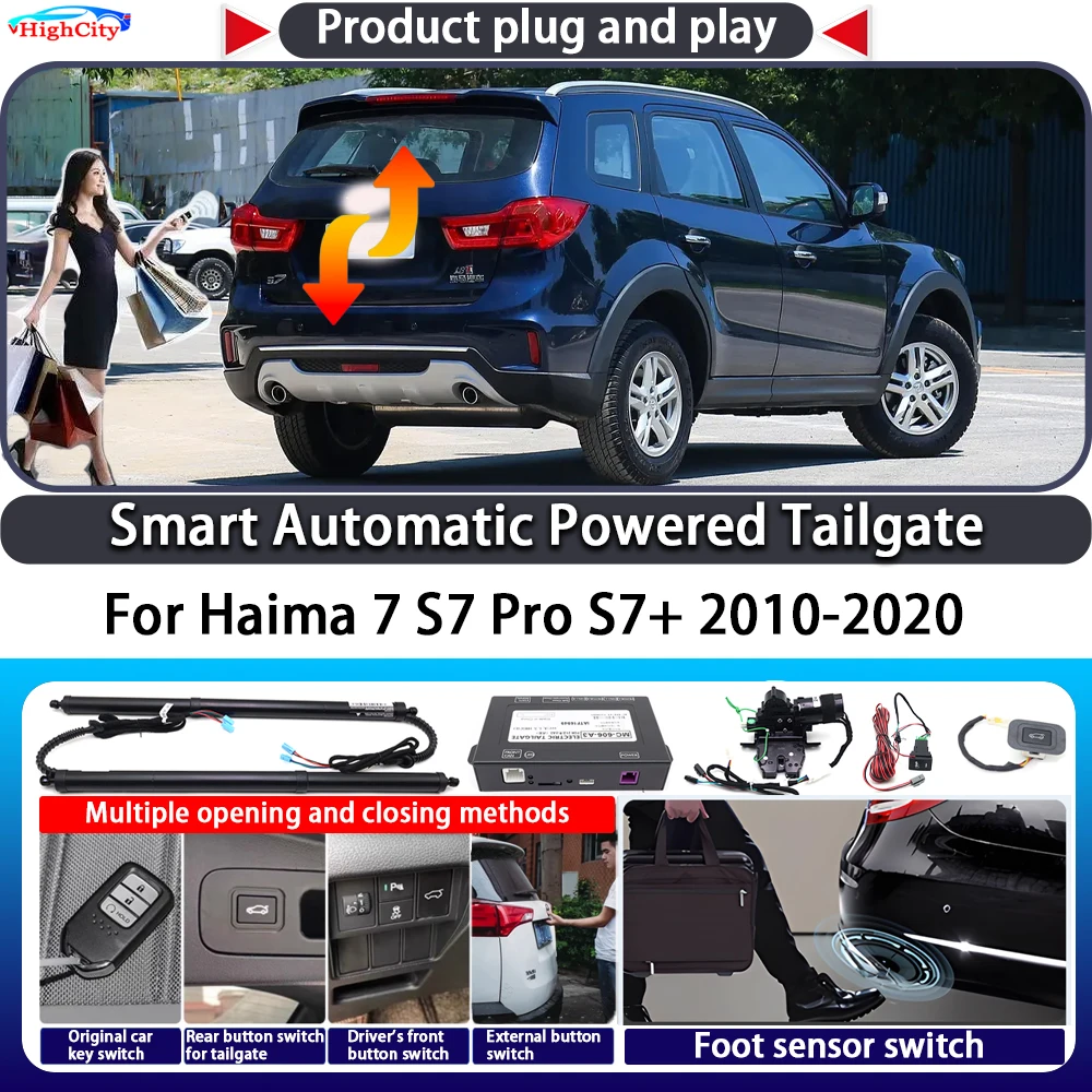 For Haima 7 S7 Pro S7+ 2010-2020 OEM Smart Automatic Powered Tailgate Key Control Trunk Lift Close Kit Electric Power Tailgate
