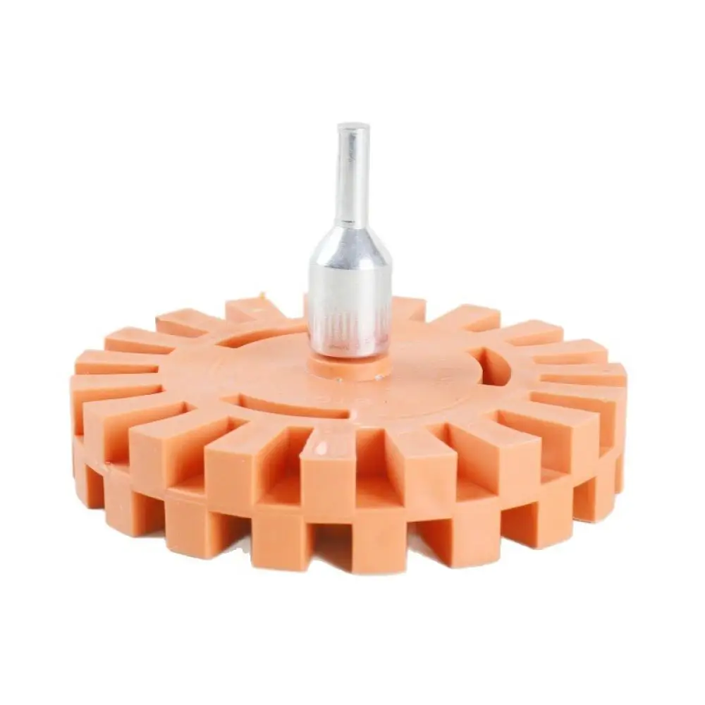 Auto Adhesive Residue Remover Rubber Wheel For Car Decals Graphics Removal Tool Buffing Polishing Disc For Drill