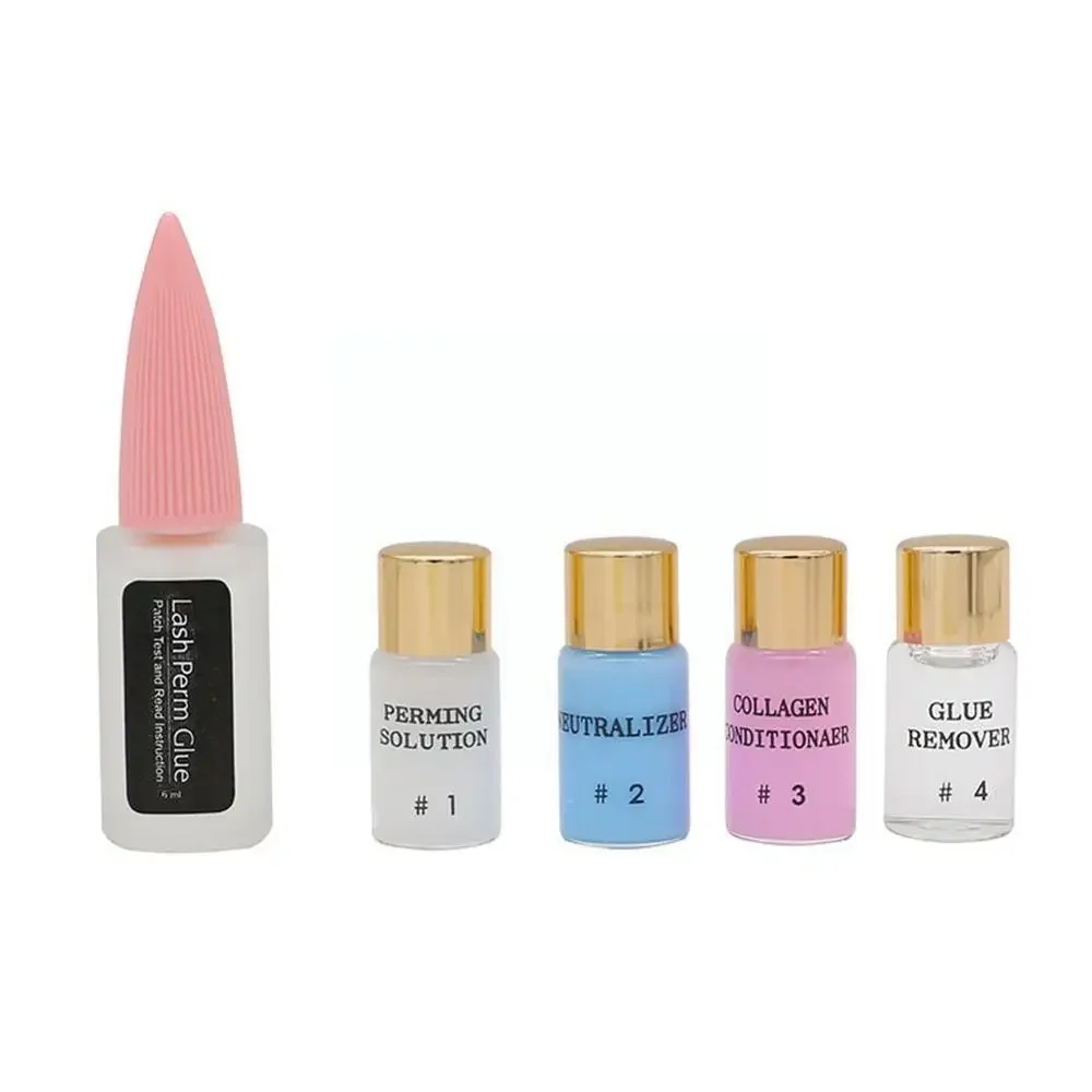 Zestaw do liftingu rzęs Trwała do rzęs Podkręcanie Serum do rzęs Przedłużanie Lifting Narzędzie Balsam Zestaw do falowania Sztuczny makijaż Klej do rzęs G3g6